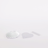 Portable lighted mirror vanity